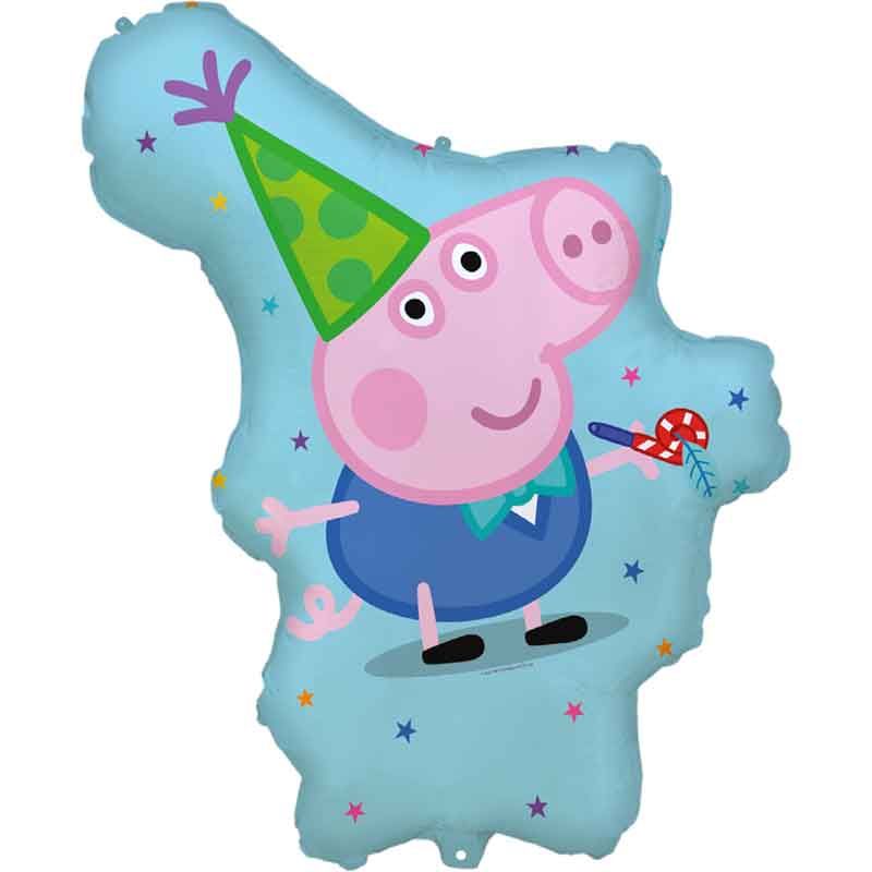 George Pig Shaped Foil Balloon (65 x 85 cm) - Anilas UK