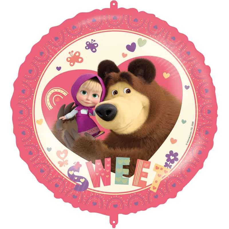 Masha Sweet Heart Foil Ballon (46 cm)