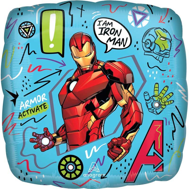 Avengers Square Foil Balloon 43cm - Anilas UK