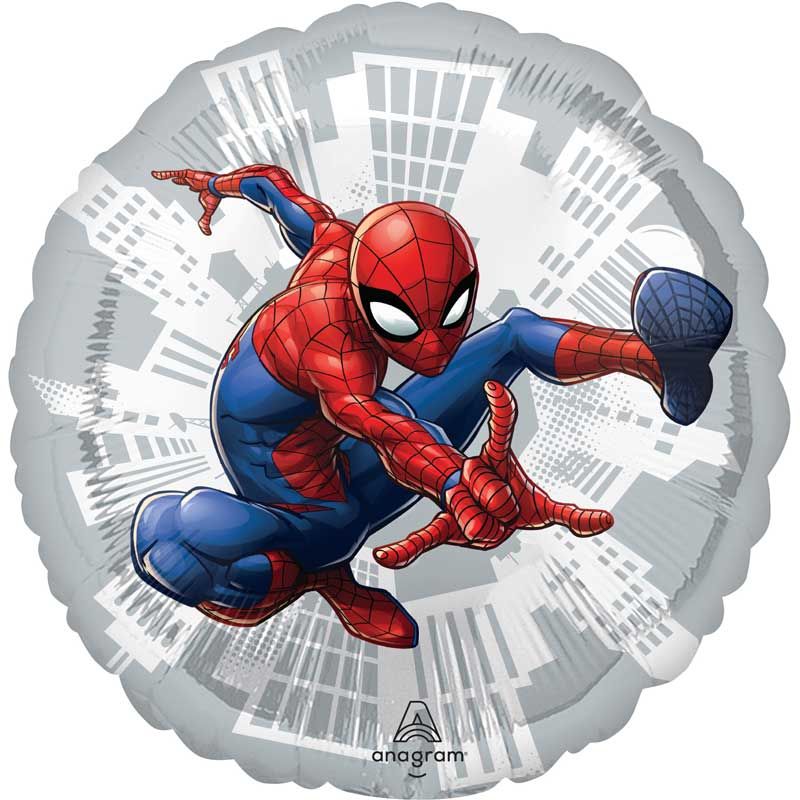 Spiderman Round Foil Balloon 43cm - Anilas UK
