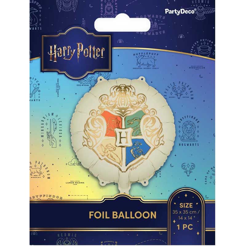 Harry Potter Hogwarts Crest Foil Balloon 35x35 cm