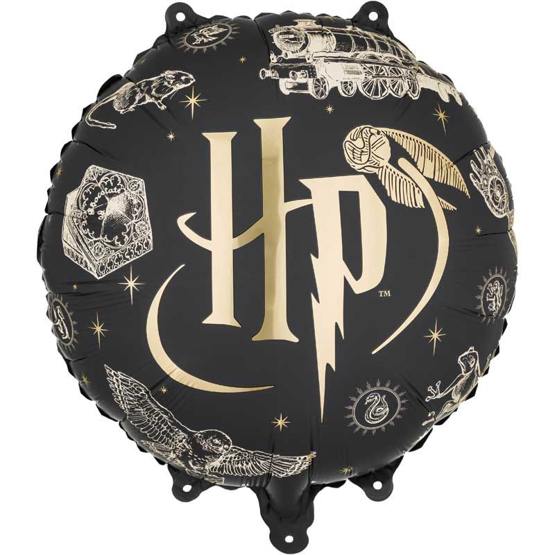 Harry Potter Black Foil Balloon 35x35 cm