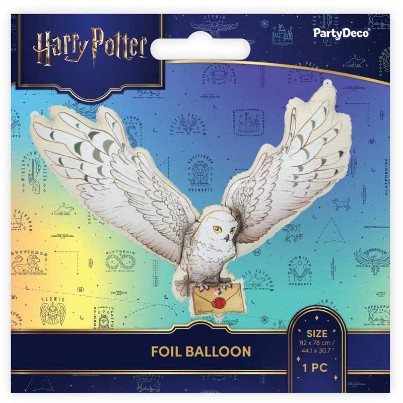 Harry Potter Hedwig Light Cream Foil Balloon 112 x 78 cm