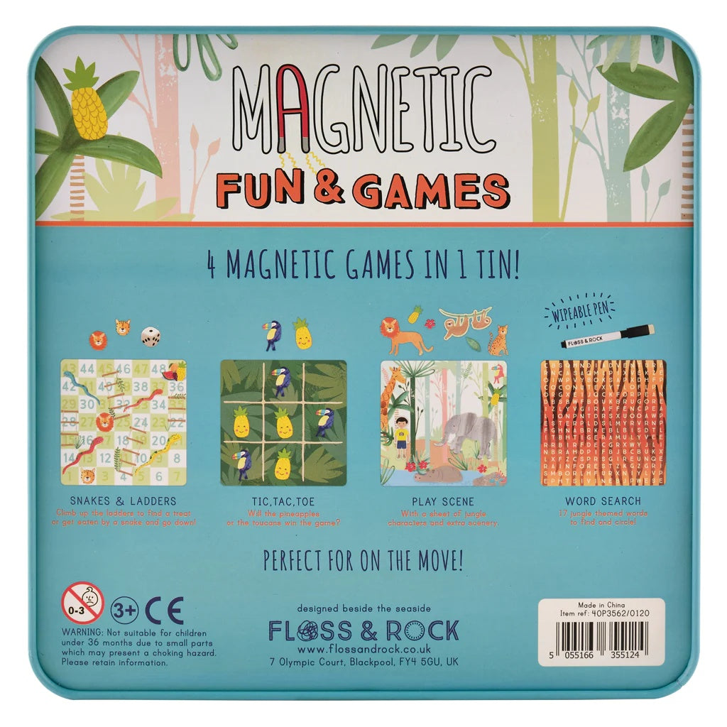 Jungle Magnetic Fun & Games - Anilas UK