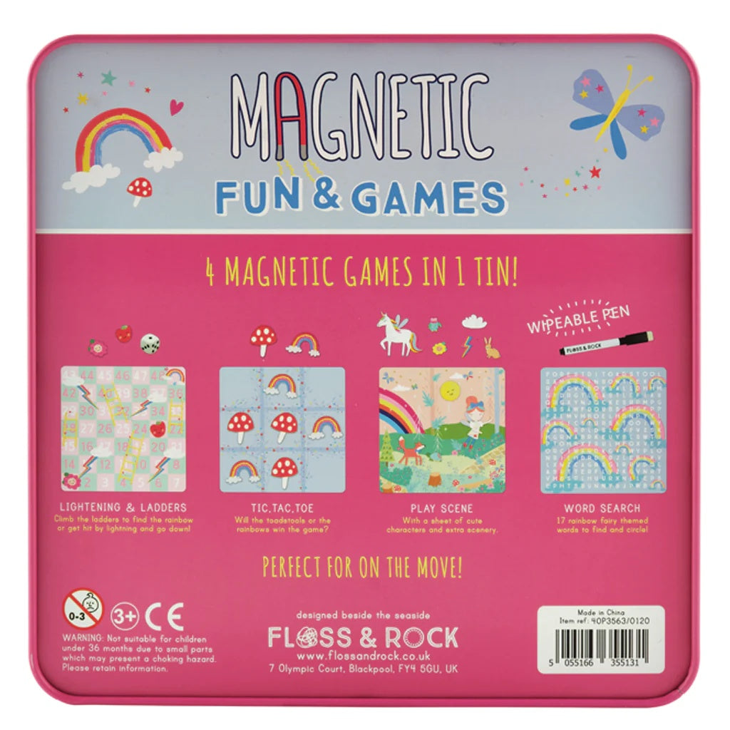 Rainbow Fairy Magnetic Fun & Games - Anilas UK