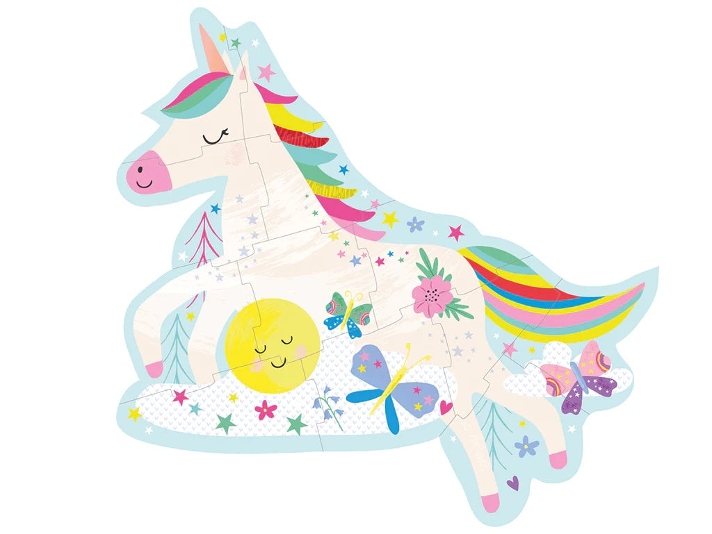 Rainbow Unicorn 12 Piece Jigsaw Puzzle - Anilas UK