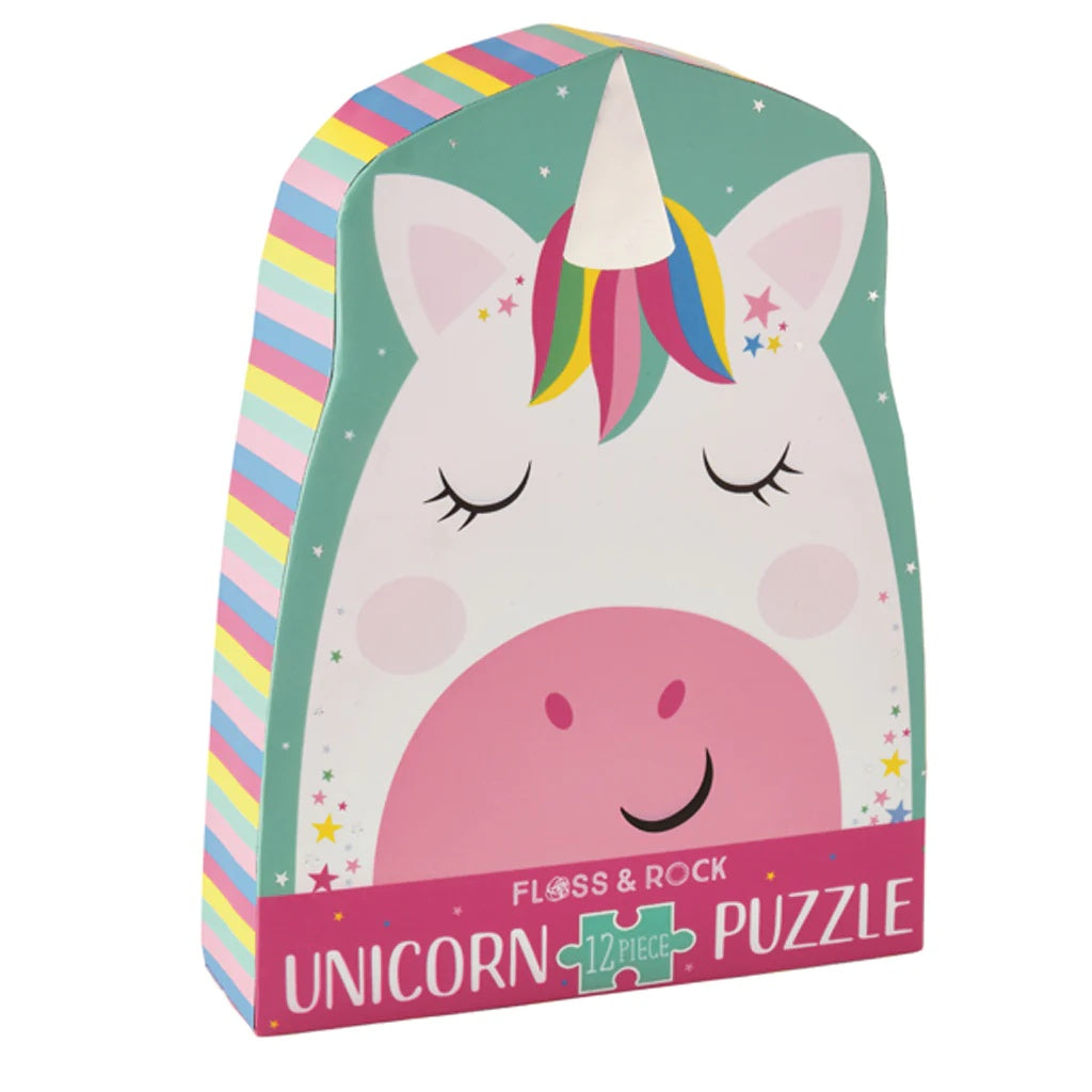 Rainbow Unicorn 12 Piece Jigsaw Puzzle - Anilas UK