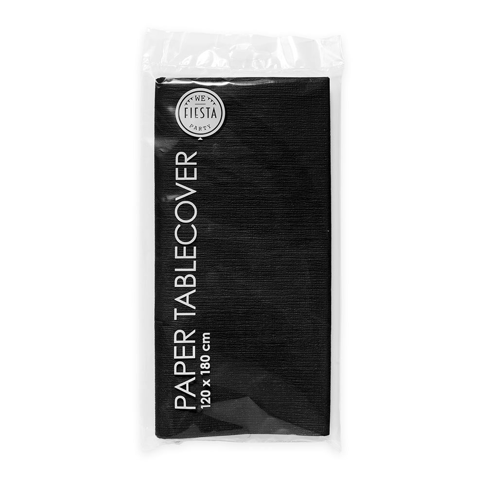Black Paper Tablecover (120 x 180 cm)