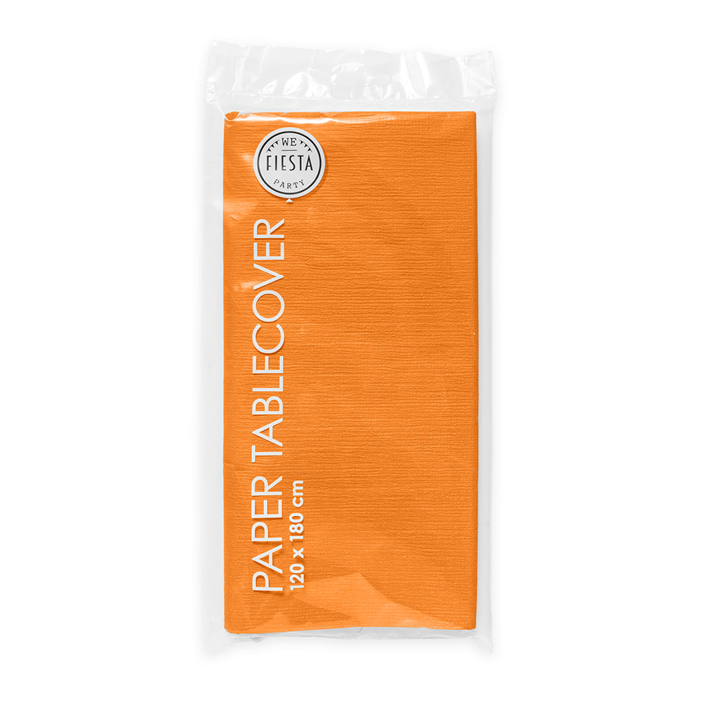 Orange Paper Tablecover (120 x 180 cm)