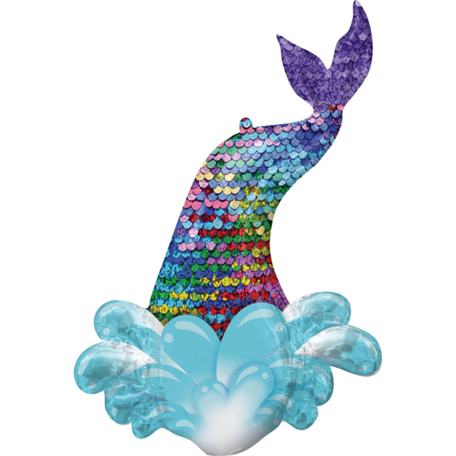 Mermaid Tail Supershape Foil Balloon - Anilas UK