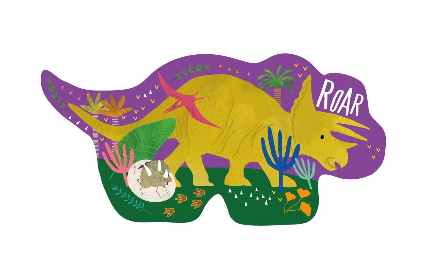 Dinosaur 12 Piece Jigsaw Puzzle - Anilas UK