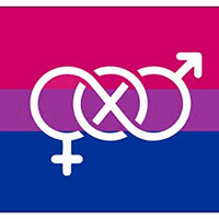 Bisexual Pride Symbol Premium Quality Flag (5ft x 3ft)