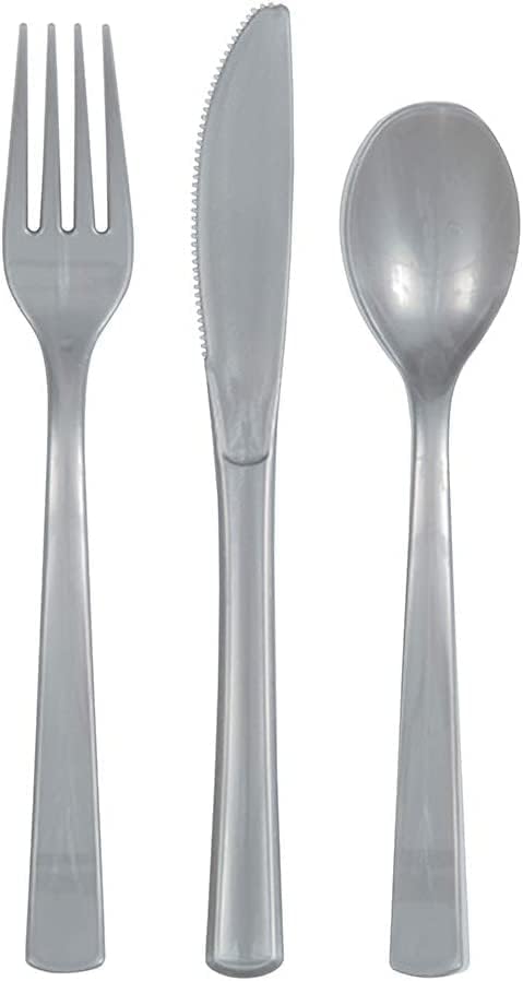 18pc Assorted Silver Cutlery - Anilas UK