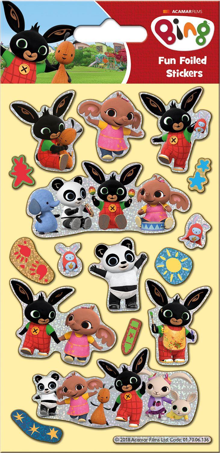 Bing Reusable Foiled Stickers - Anilas UK