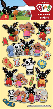 Bing Reusable Foiled Stickers - Anilas UK