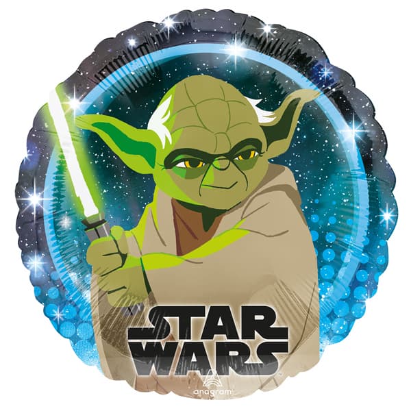 Star Wars Yoda Foil Birthday Party Balloon (43cm) - Anilas UK