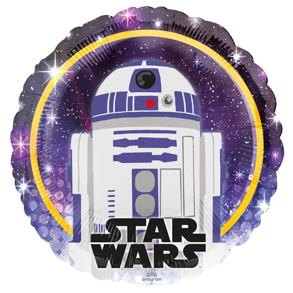 Star Wars R2 D2 Foil Birthday Party Balloon (43cm) - Anilas UK