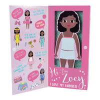 Wooden Magnetic Dress Up Doll - Zoey - Anilas UK