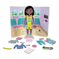 Wooden Magnetic Dress Up Doll - Zoey - Anilas UK