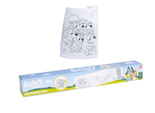 Bluey Paper Colouring Roll