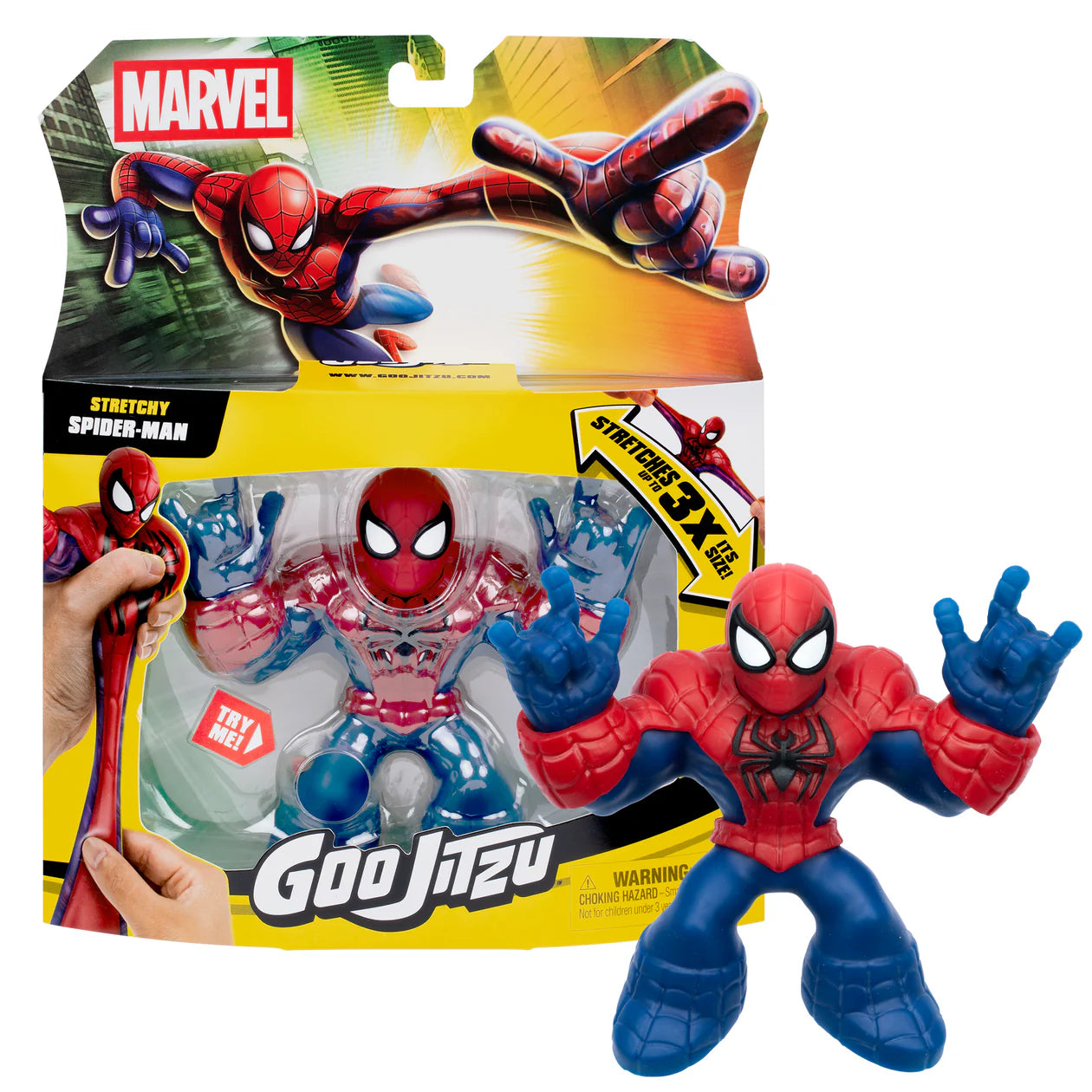 Heroes of Goo Jit Zu Super-Man Stretchy Action Figure Toy