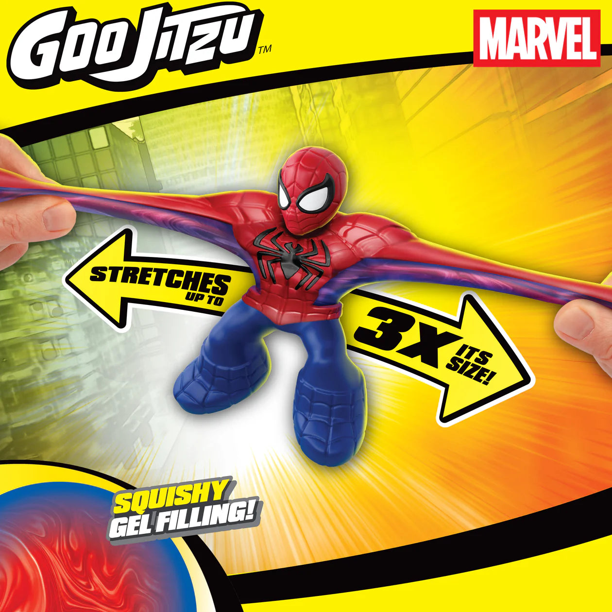 Heroes of Goo Jit Zu Super-Man Stretchy Action Figure Toy