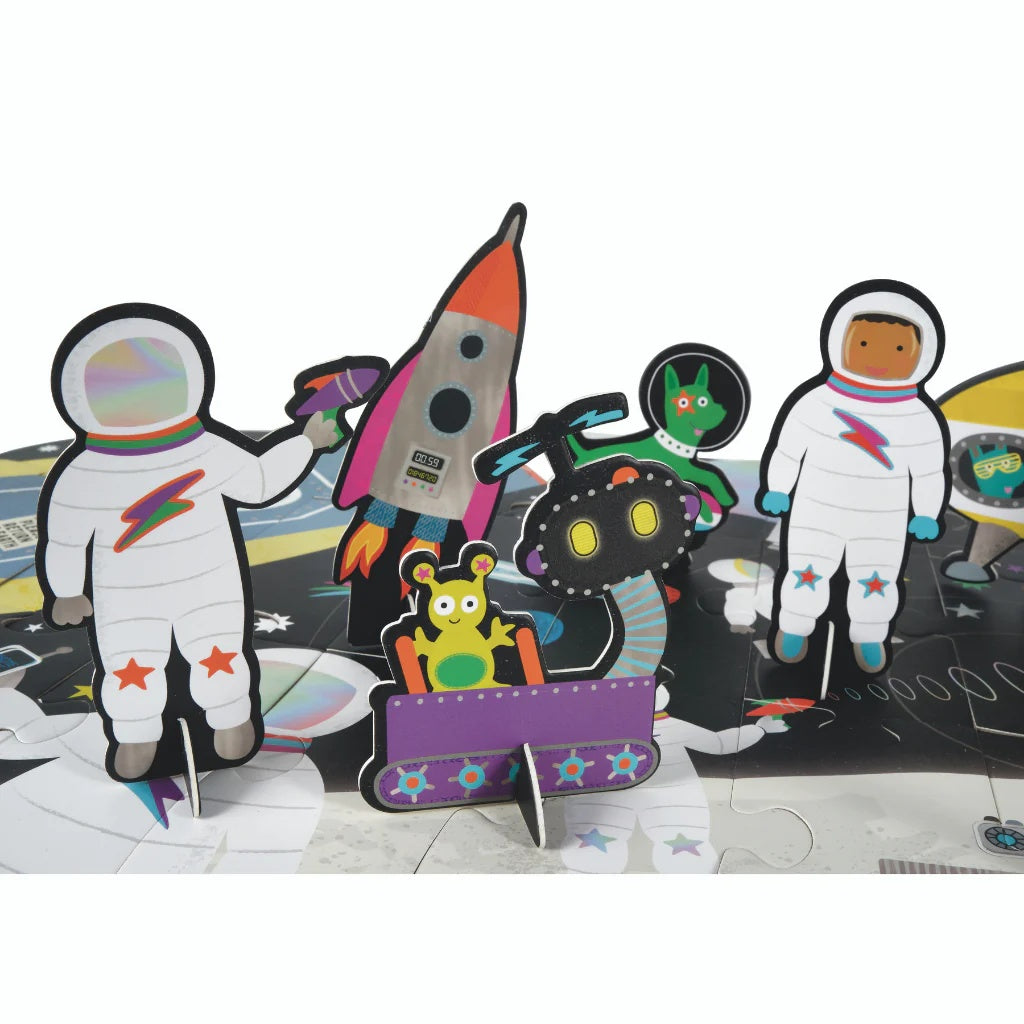 Space 60 Piece Giant Floor Puzzle with Pop Out Pieces - Anilas UK