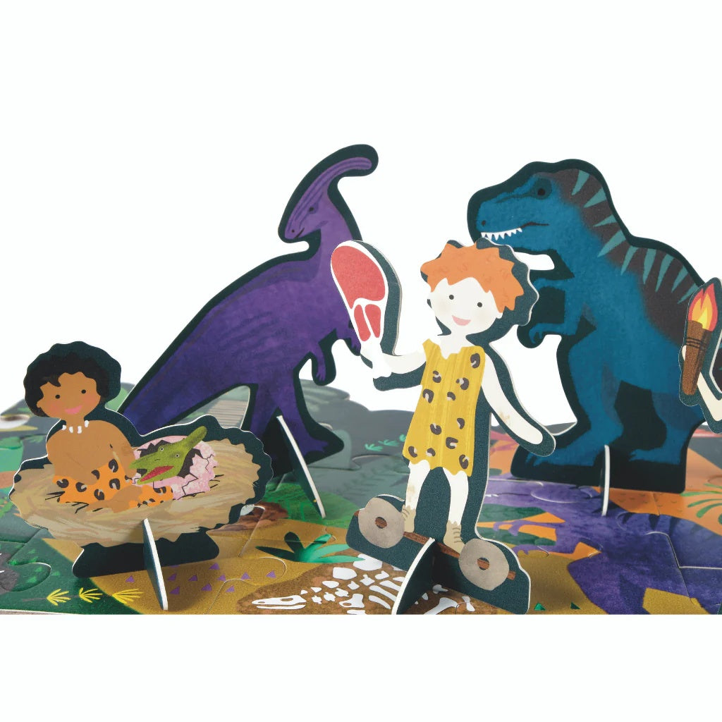 Dinosaur 60 Piece Giant Floor Puzzle with Pop Out Pieces - Anilas UK