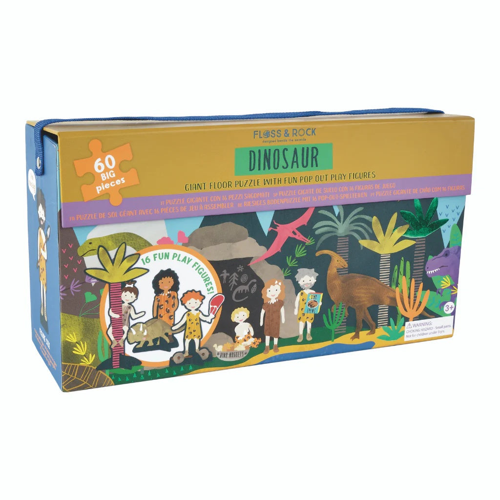 Dinosaur 60 Piece Giant Floor Puzzle with Pop Out Pieces - Anilas UK