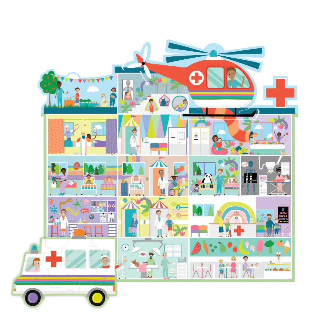 Happy Hospital 100 Piece 3 in 1 Jigsaw - Anilas UK