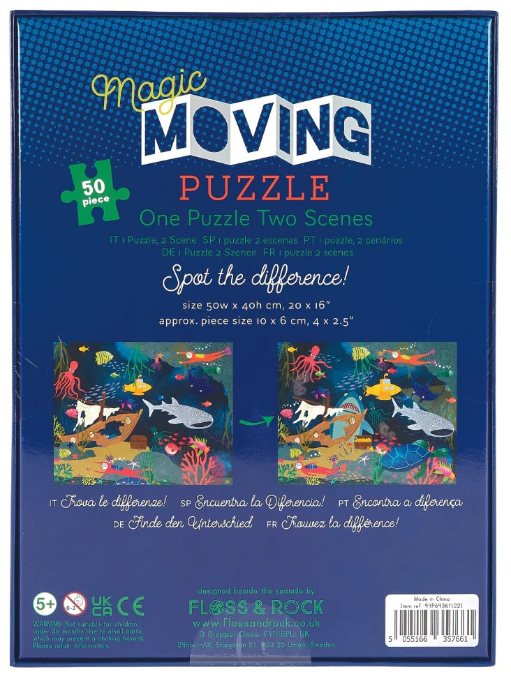 Deep Sea 50 Piece Magic Moving Puzzle - Anilas UK
