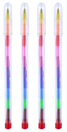 Set of 4 Crayon Stacker Pens - Anilas UK