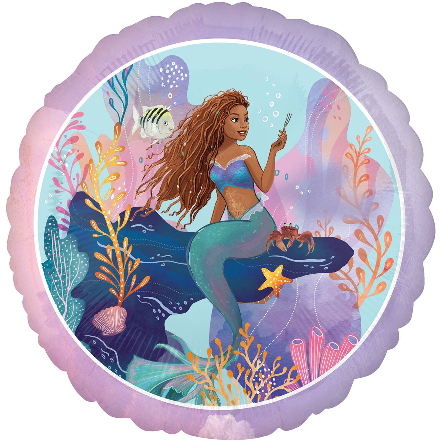 Little Mermaid Foil Balloon 43cm - Anilas UK