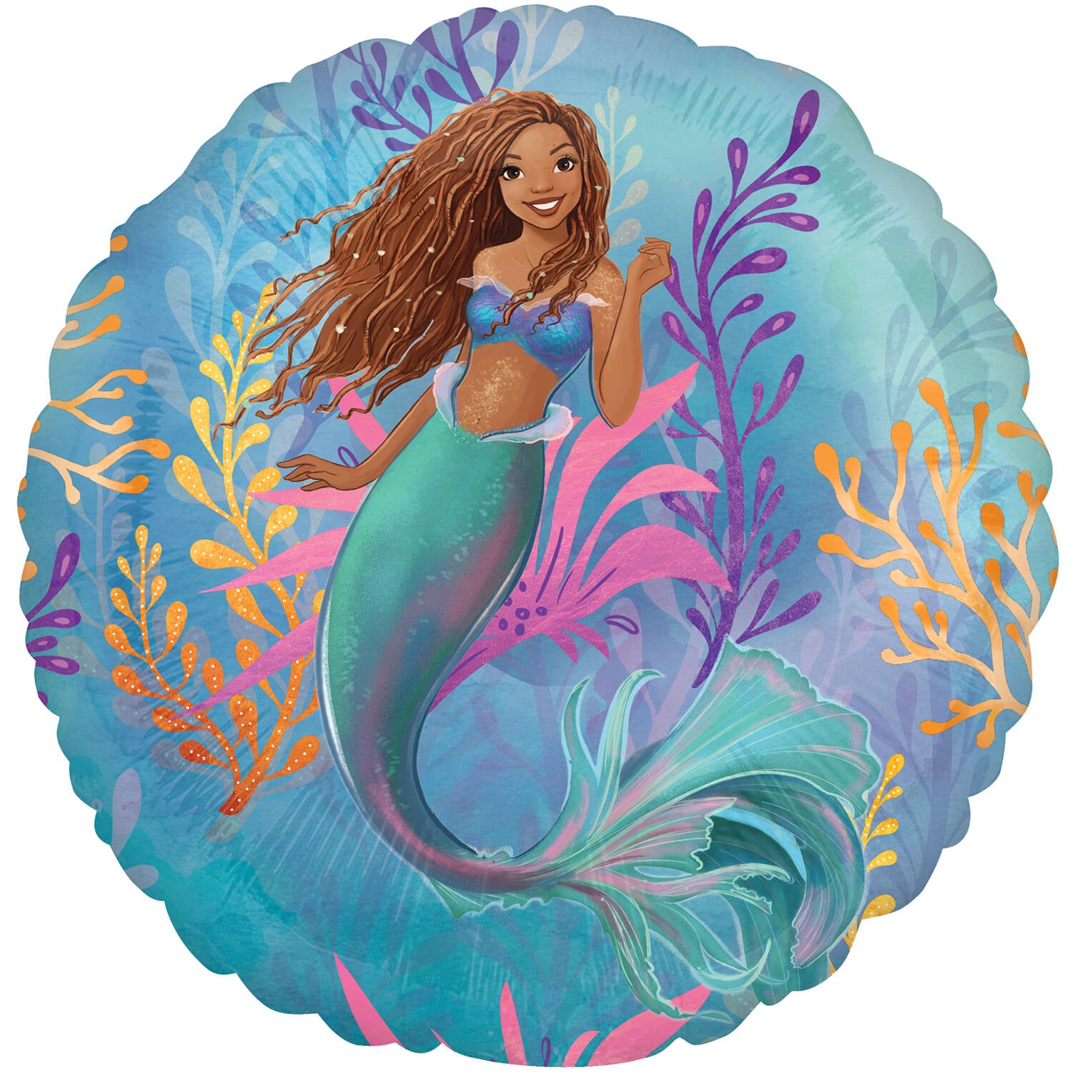 Little Mermaid Jumbo Foil Balloon 71cm - Anilas UK