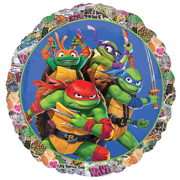 Teenage Mutant Ninja Turtles Foil Birthday Party Balloon (43cm) - Anilas UK