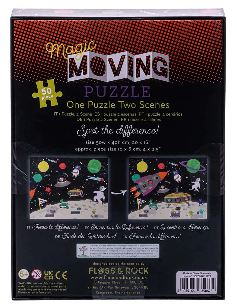 Space 50 Piece Magic Moving Puzzle - Anilas UK