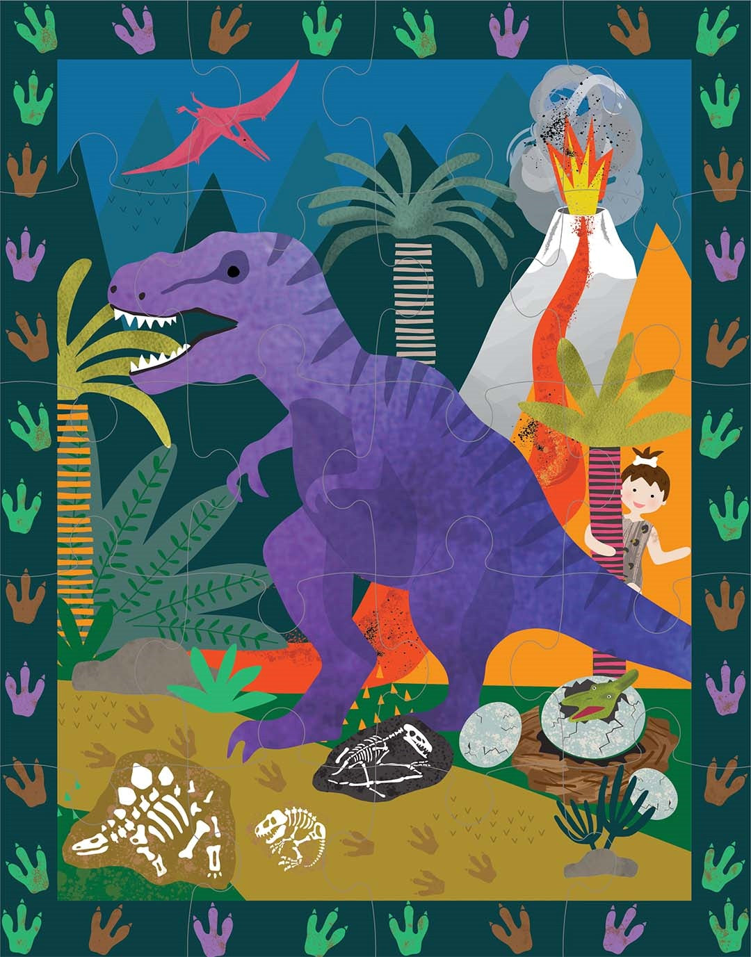 Dinosaur Magnetic Multi Play Scene - Anilas UK