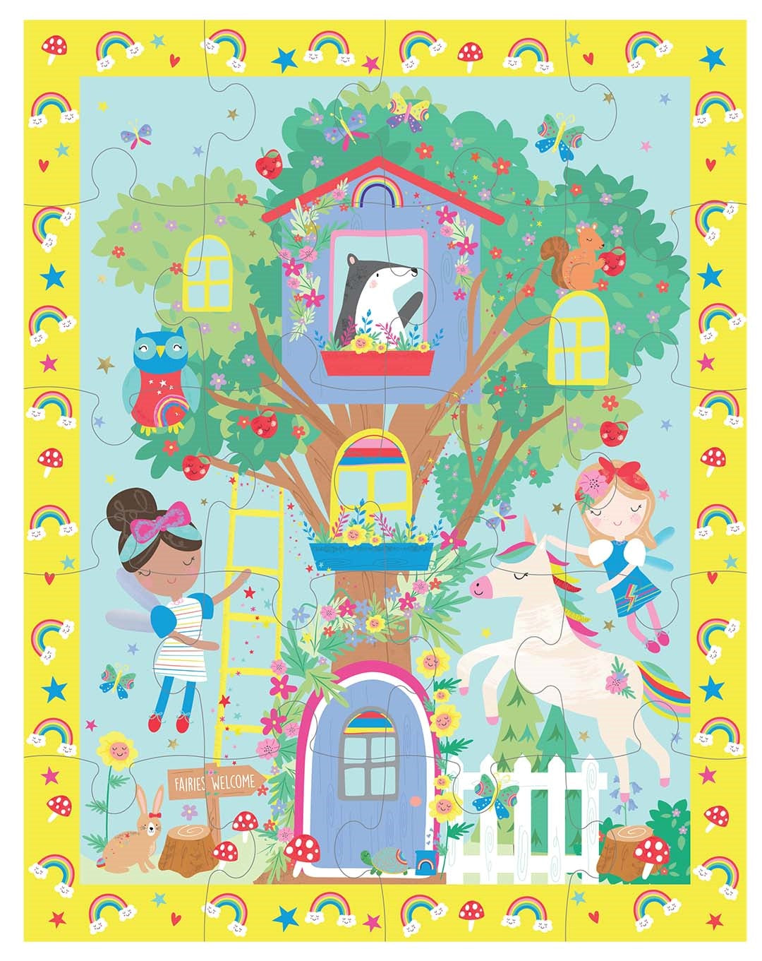 Rainbow Fairy Magnetic Multi Play Scene - Anilas UK
