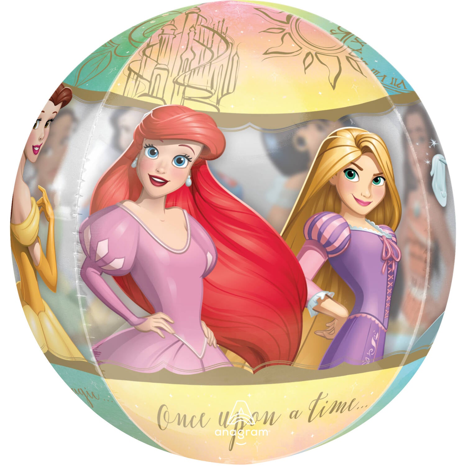 Disney Princess Orbz Foil Balloon 38cm / 15in - Anilas UK