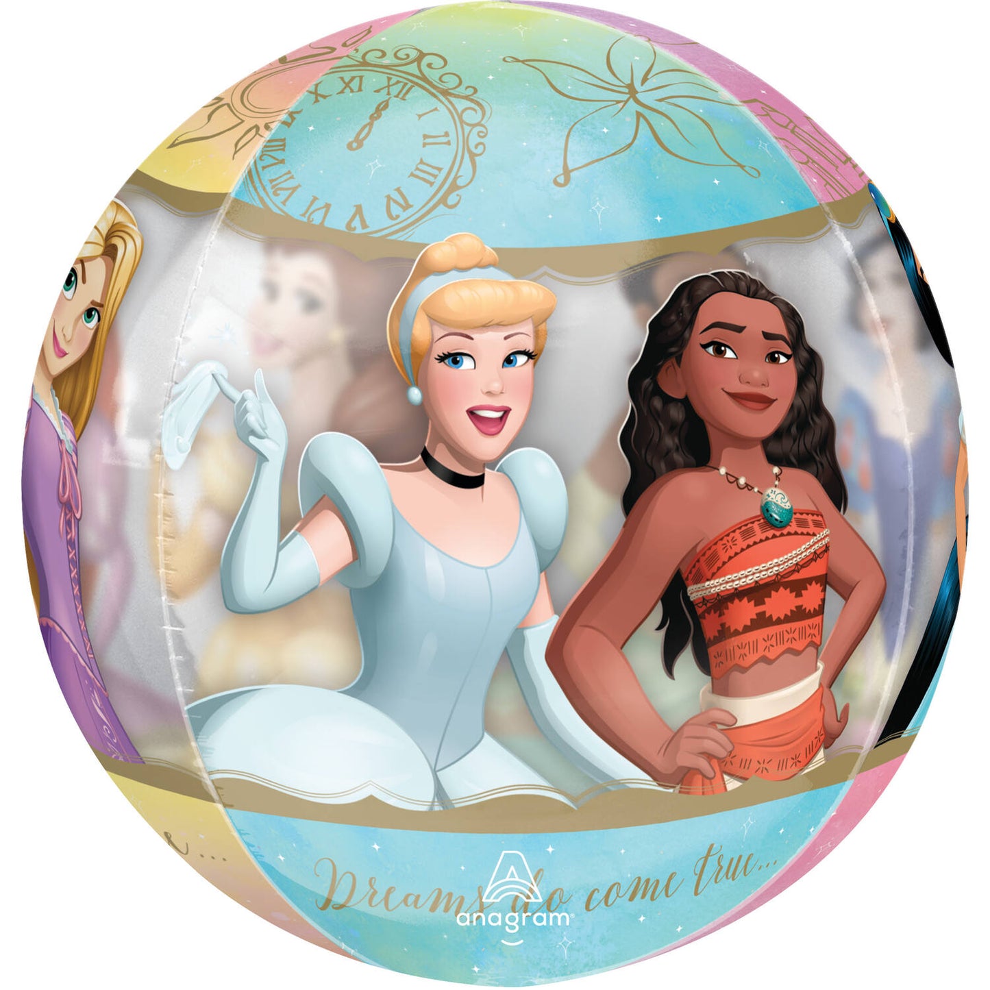 Disney Princess Orbz Foil Balloon 38cm / 15in - Anilas UK