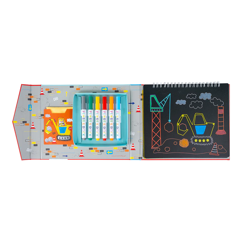 Construction Chalk Board Sketchbook - Anilas UK