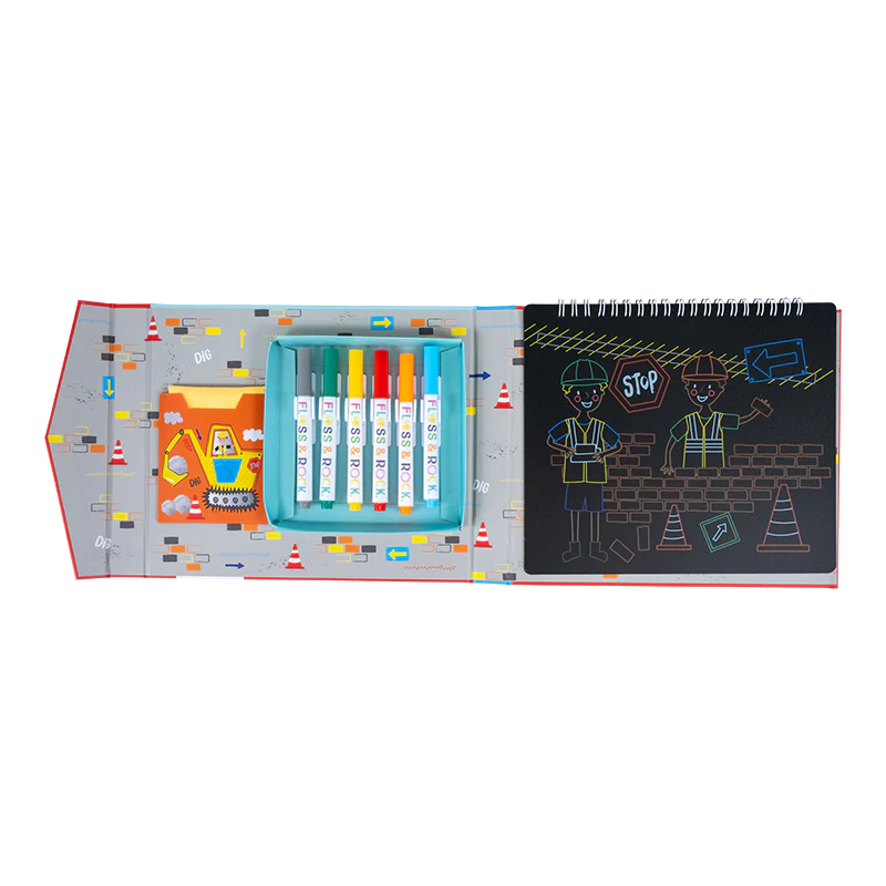 Construction Chalk Board Sketchbook - Anilas UK
