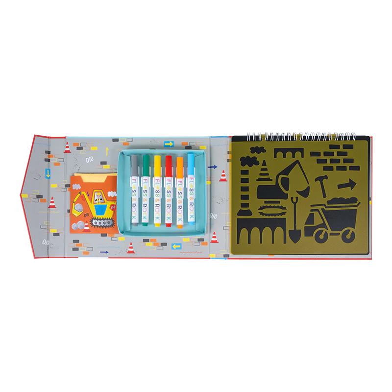 Construction Chalk Board Sketchbook - Anilas UK