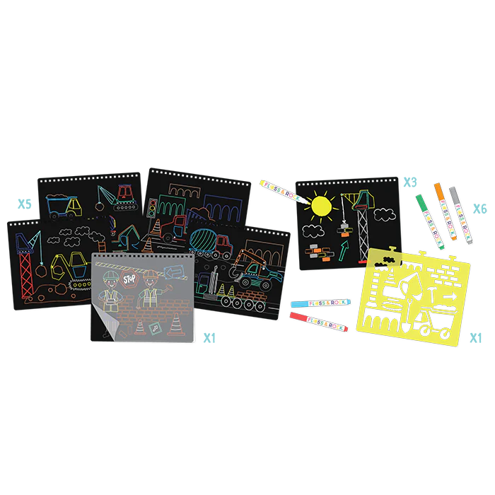 Construction Chalk Board Sketchbook - Anilas UK