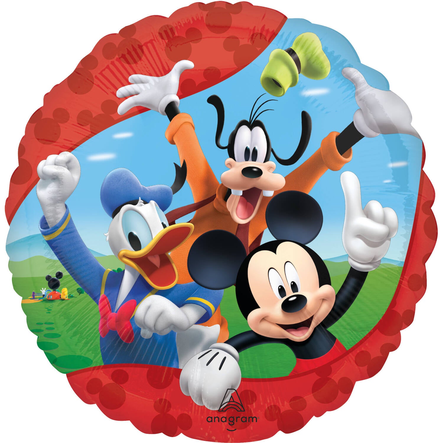 Mickey Clubhouse Foil Balloon 43cm - Anilas UK