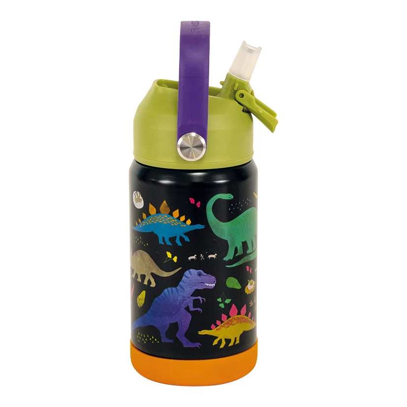 Floss & Rock Dinosaur  - Stainless Streel Children's Water / Drinks Bottle - Anilas UK