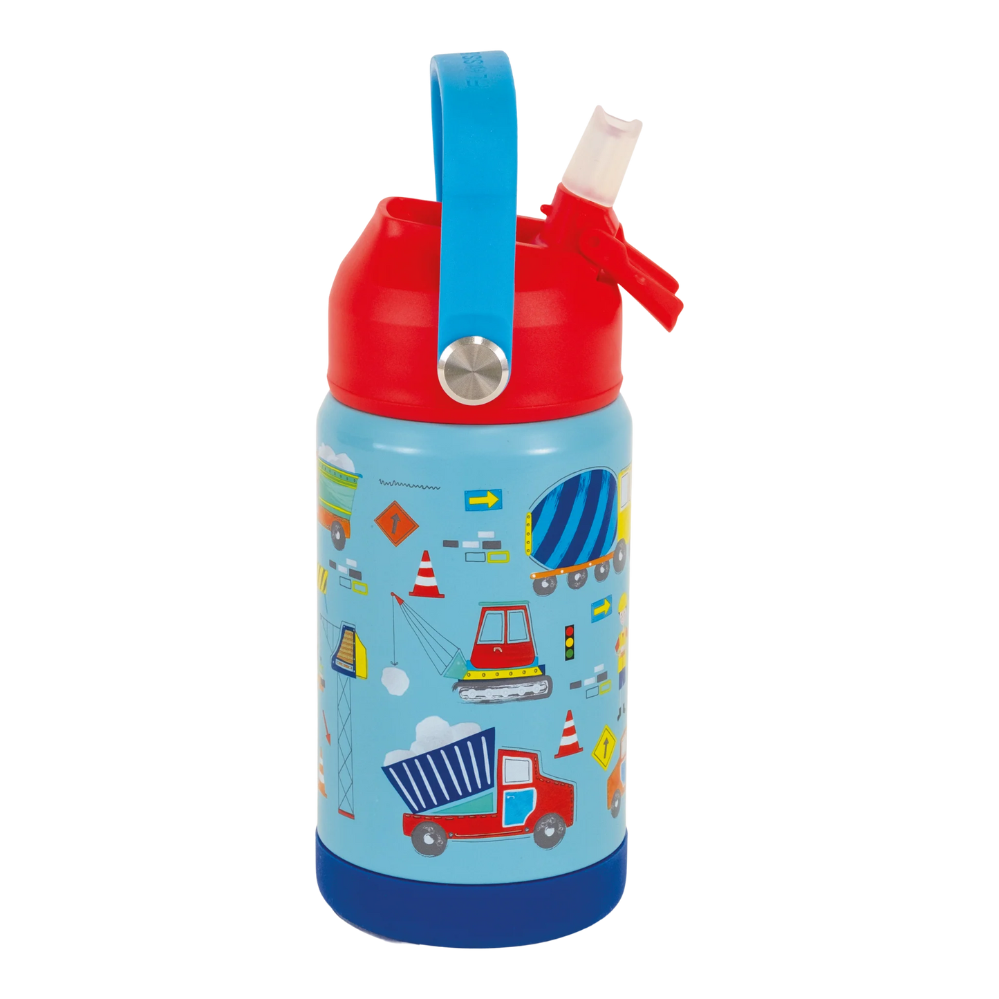 Floss & Rock Construction Theme Stainless Steel Children's Drinks / Water Bottle 14.1 fl oz - Anilas UK