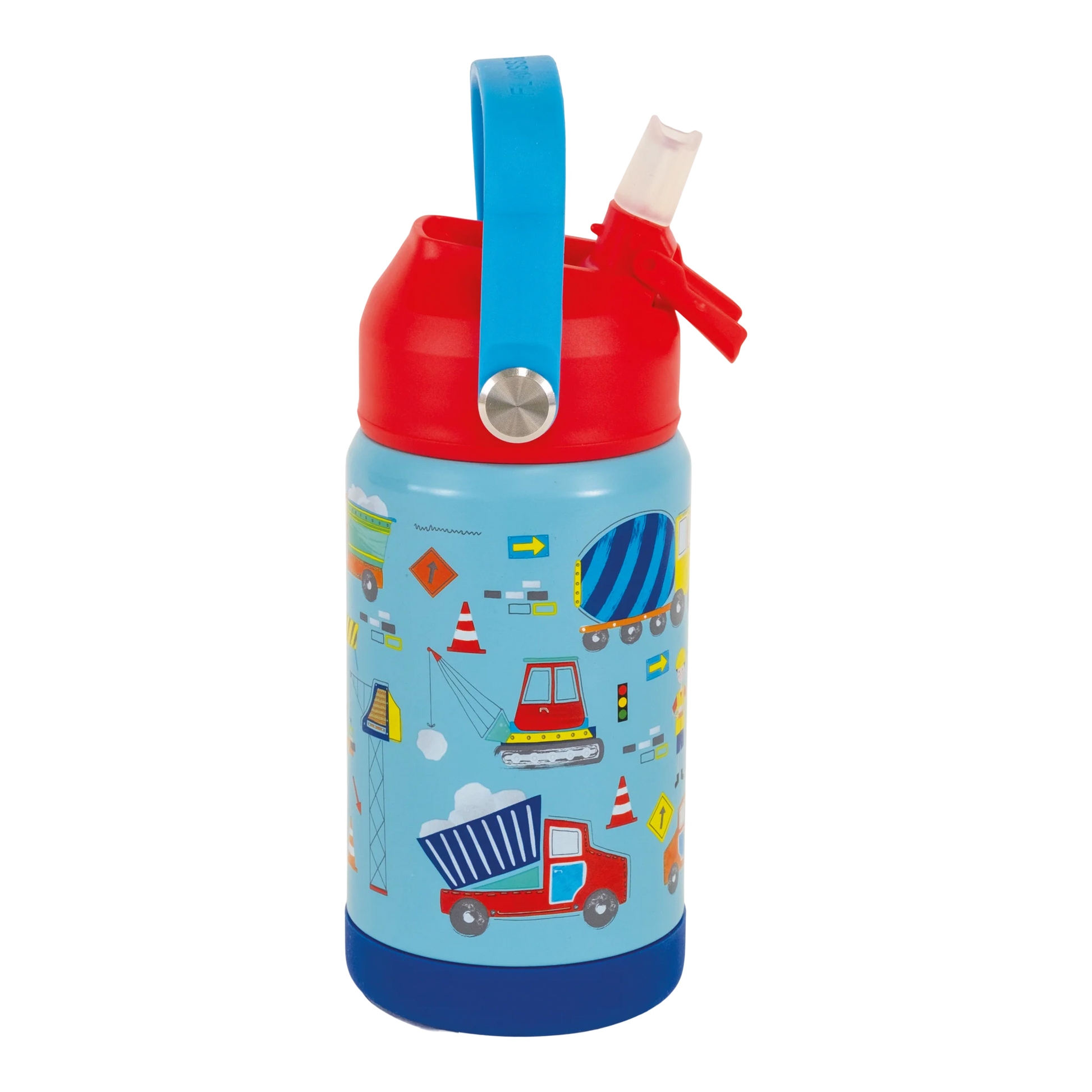 Floss & Rock Construction Theme Stainless Steel Children's Drinks / Water Bottle 14.1 fl oz - Anilas UK