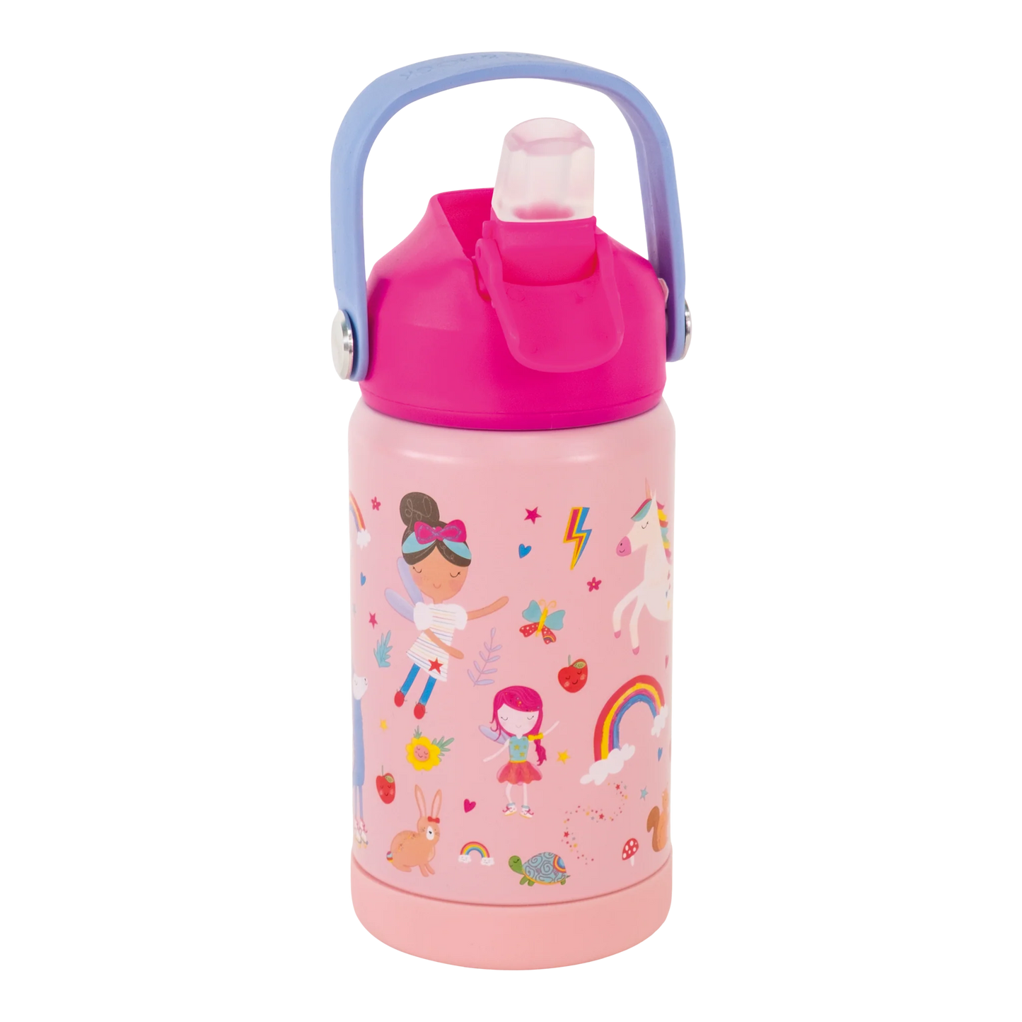 Floss & Rock Rainbow Fairy Stainless Steel Water / Drinks Bottle - 14.01 oz - Anilas UK