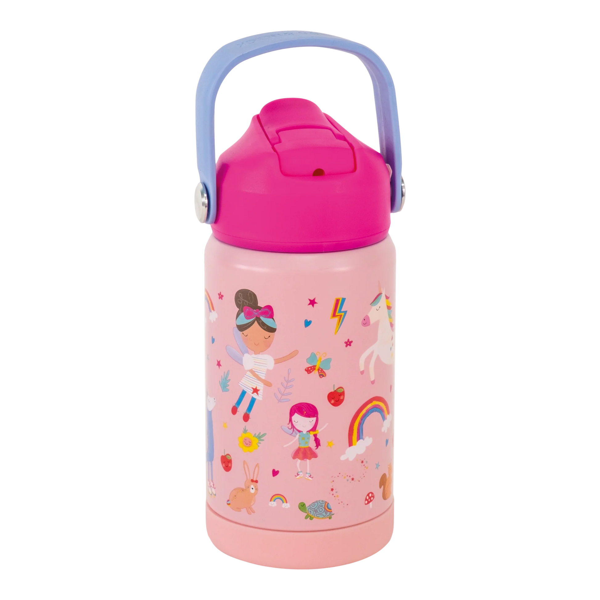 Floss & Rock Rainbow Fairy Stainless Steel Water / Drinks Bottle - 14.01 oz - Anilas UK